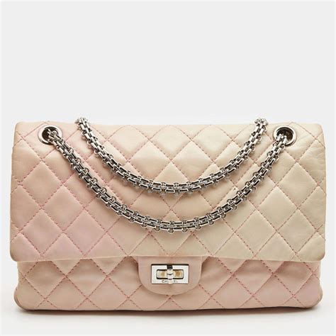 chanel 2.55 pink|chanel quilted reissue shoulder bag.